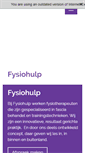 Mobile Screenshot of fysiohulp.com